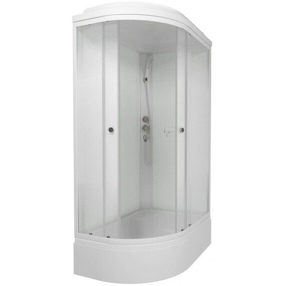 Душевая кабина Тритон Коралл 120x80 см R Щ0000068948, белый/матовое - фото 2