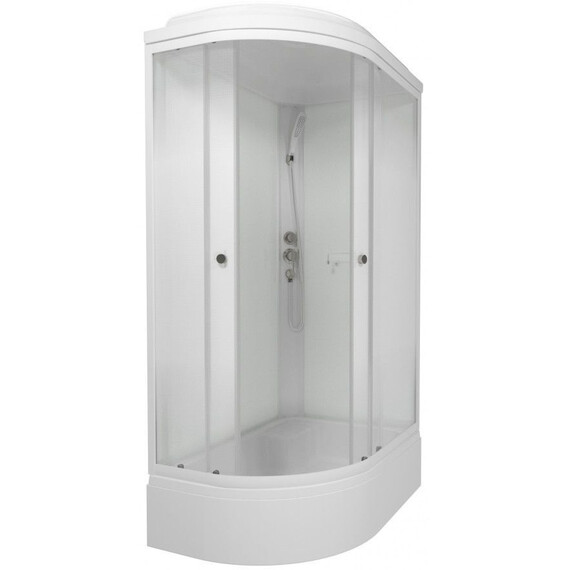 Душевая кабина Тритон Коралл 120x80 см R Щ0000068948, белый/матовое - фото 2