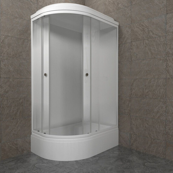 Душевая кабина Тритон Коралл 120x80 см R Щ0000068948, белый/матовое - фото 3