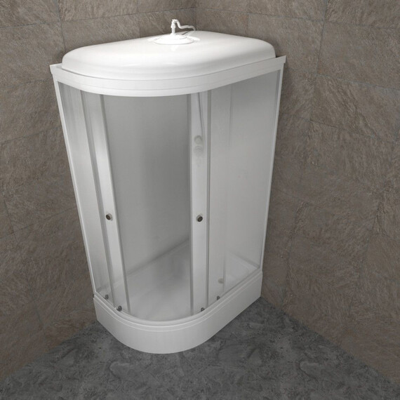 Душевая кабина Тритон Коралл 120x80 см R Щ0000068948, белый/матовое - фото 4