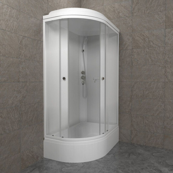 Душевая кабина Тритон Коралл 120x80 см R Щ0000068948, белый/матовое - фото 7