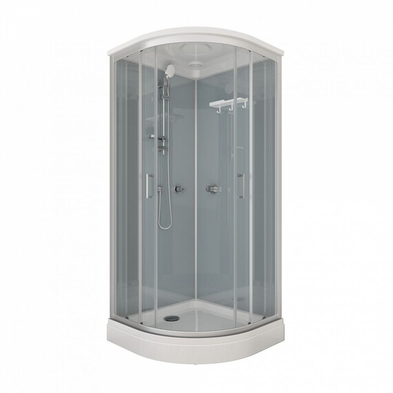 Душевая кабина Тритон Прайм 90x90 см Щ0000071581, сатин/прозрачное - фото 
