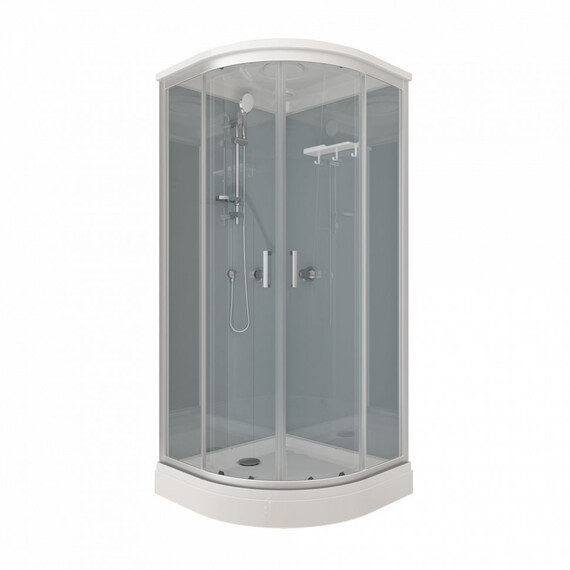 Душевая кабина Тритон Прайм 90x90 см Щ0000071581, сатин/прозрачное - фото 2