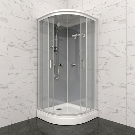 Душевая кабина Тритон Прайм 90x90 см Щ0000071581, сатин/прозрачное - фото 3