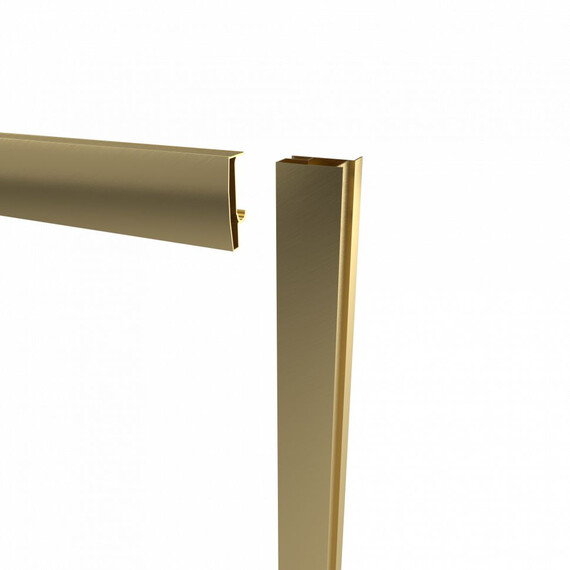 Душевое ограждение Triton Вента 120x80 см Щ0000073919, золото/прозрачное - фото 8