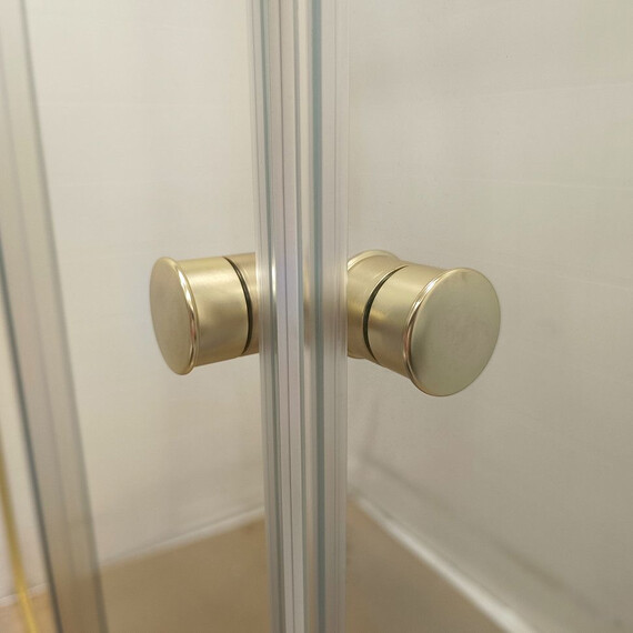 Душевое ограждение Triton Вента 120x80 см Щ0000073919, золото/прозрачное - фото 6