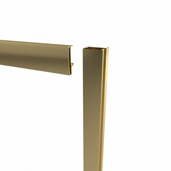 Душевое ограждение Triton Вента 120x80 см Щ0000073920, золото/прозрачное - фото 8