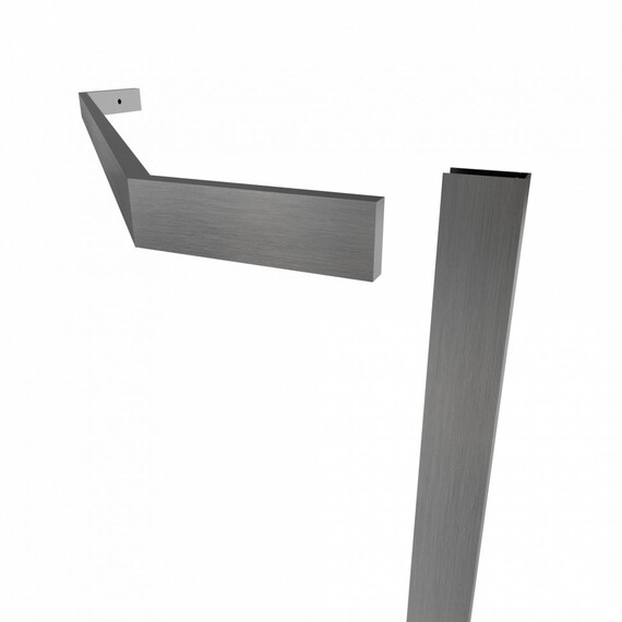 Душевое ограждение Triton Дека 100x100 см Щ0000073926, графит/прозрачное - фото 7