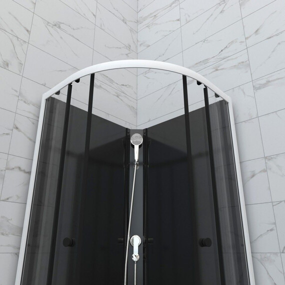 Душевая кабина Тритон Нова 88x88 см Щ0000076115, белый/прозрачное - фото 5