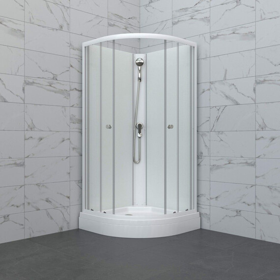 Душевая кабина Тритон Экстра 88x88 см Щ0000076116, белый/прозрачное - фото 3
