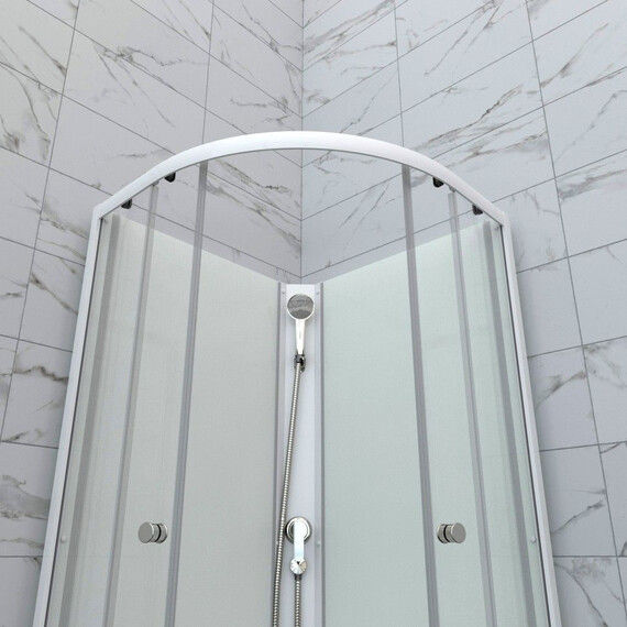 Душевая кабина Тритон Экстра 88x88 см Щ0000076116, белый/прозрачное - фото 5