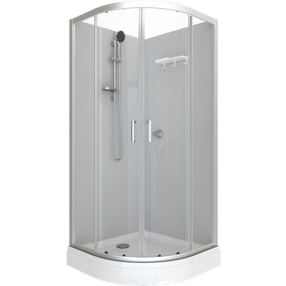 Душевая кабина Тритон Прайм 90x90 см Щ0000077367, сатин/прозрачное - фото 2
