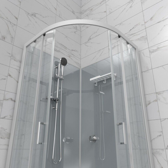 Душевая кабина Тритон Прайм 90x90 см Щ0000077367, сатин/прозрачное - фото 5