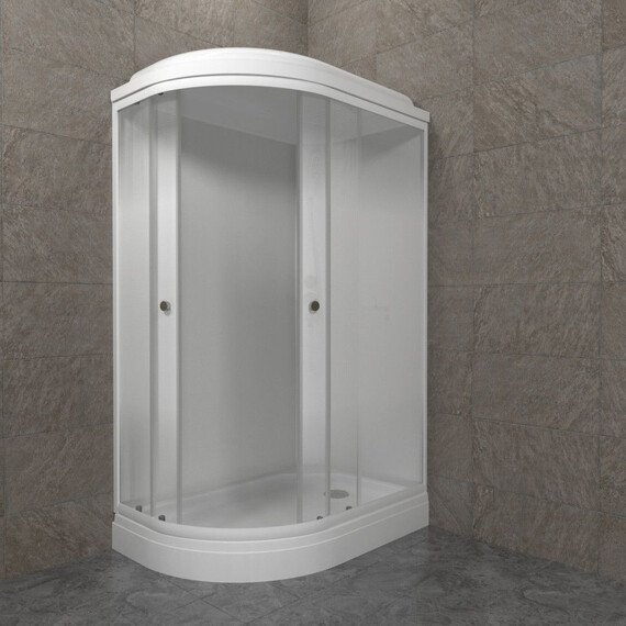 Душевая кабина Тритон Коралл 120x80 см R Щ0000068946, белый/матовое - фото 3