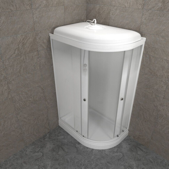 Душевая кабина Тритон Коралл 120x80 см L Щ0000068945, белый/матовое - фото 5