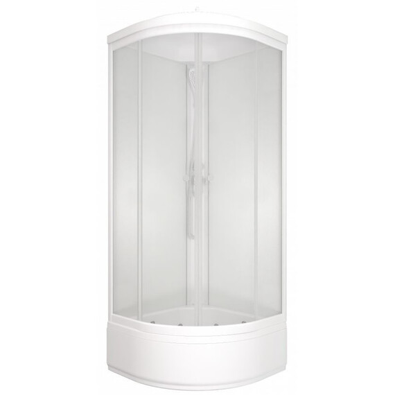 Душевая кабина Тритон Ультра 80x80 см Щ0000072615, белый/матовое - фото 