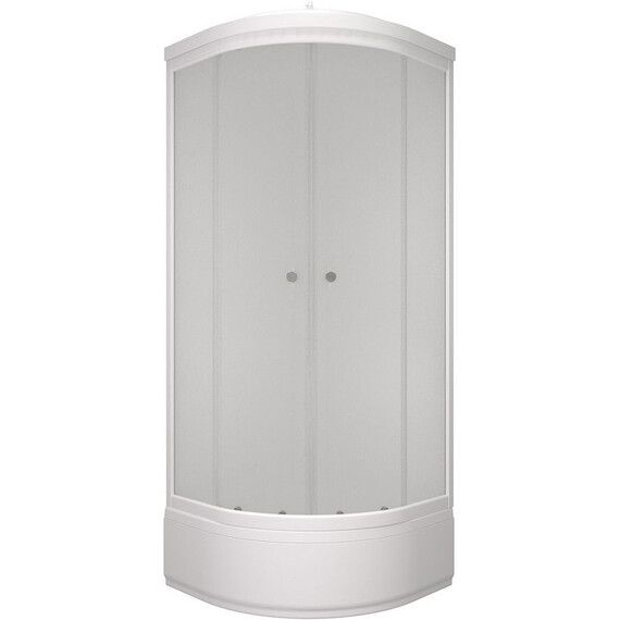 Душевая кабина Тритон Вельвет 80x80 см Щ0000064623, белый/матовое - фото 2