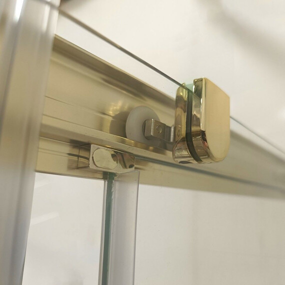 Душевое ограждение Triton Вента 90x90 см Щ0000076255, золото/прозрачное - фото 9