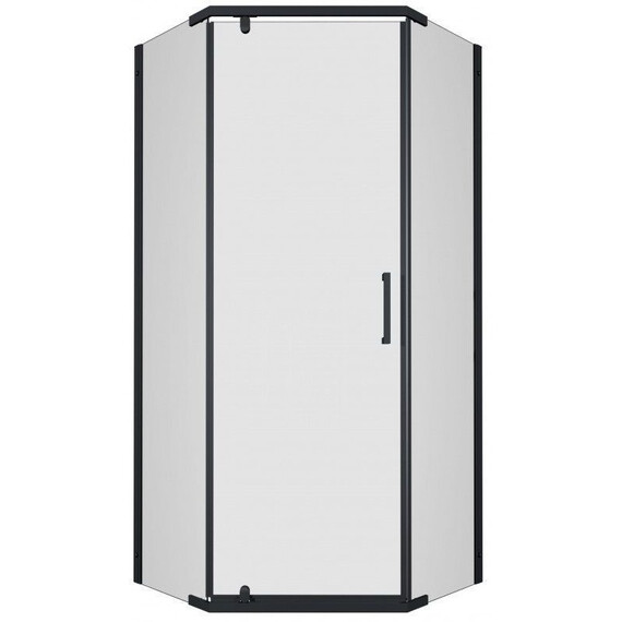 Душевое ограждение Triton Дека 100x100 см Щ0000062934, чёрный/прозрачное - фото 
