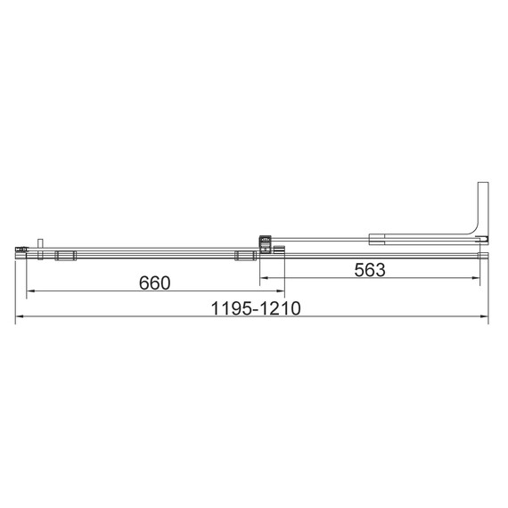 Душевая дверь Vincea Walk-In 120 см VDS-4WSL120CLGM-R (стекло 8 мм) вороненая сталь/прозрачное - фото 6