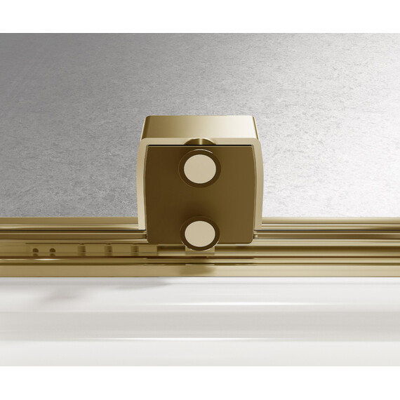 Душевая перегородка Vincea Walk-In 120 см VSW-4WSL120CLG-R (стекло 8 мм) брашированное золото/прозрачное - фото 5