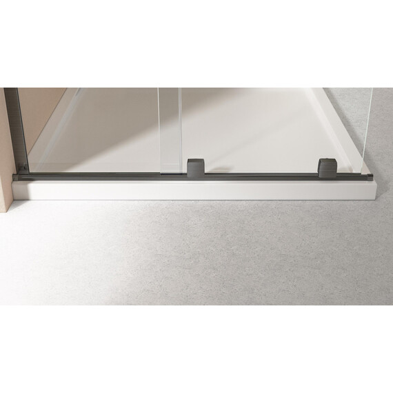 Душевая перегородка Vincea Walk-In 120 см VSW-4WSL120CLGM-L (стекло 8 мм) вороненая сталь/прозрачное - фото 4