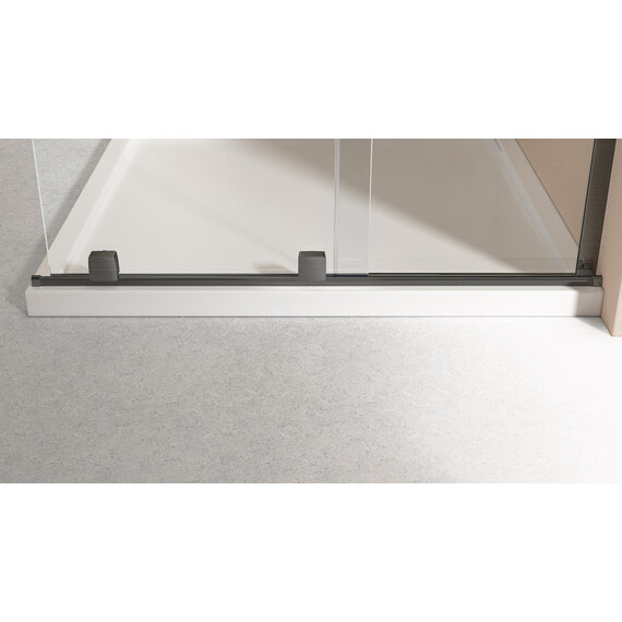 Душевая перегородка Vincea Walk-In 120 см VSW-4WSL120CLGM-R (стекло 8 мм) вороненая сталь/прозрачное - фото 4