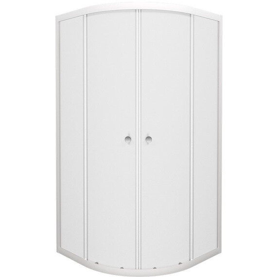 Душевое ограждение Triton Вельвет 90x90 см Щ0000063058, белый/матовое - фото 