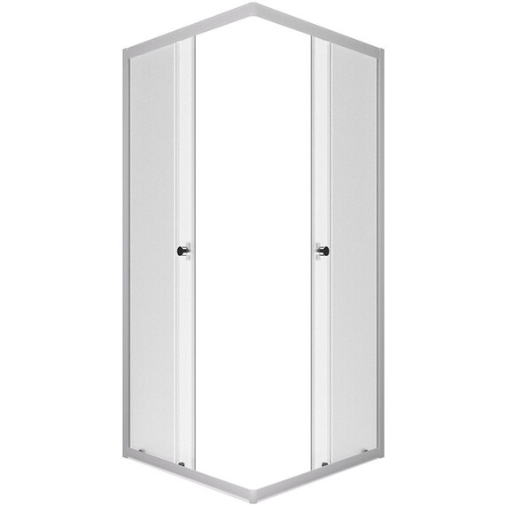Душевое ограждение Triton Вельвет 80x80 см Щ0000071052, белый/матовое - фото 