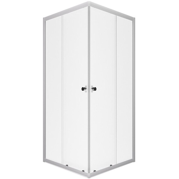 Душевое ограждение Triton Вельвет 80x80 см Щ0000071052, белый/матовое - фото 2