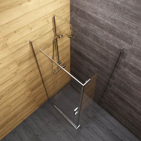 Душевое ограждение Triton Терра 120x90 см Щ0000072197, хром/прозрачное - фото 3