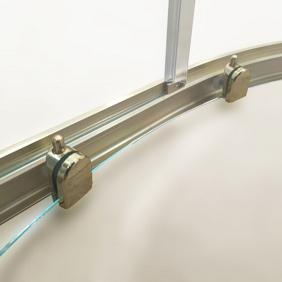 Душевое ограждение Triton Альфа 90x90 см Щ0000073922, золото/прозрачное - фото 5