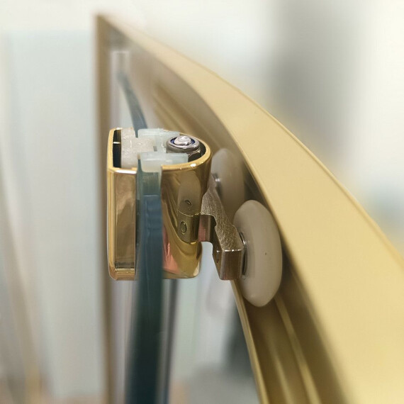 Душевое ограждение Triton Альфа 90x90 см Щ0000073922, золото/прозрачное - фото 7