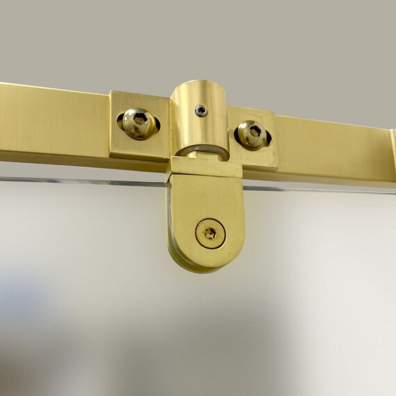 Душевое ограждение Triton Дека 90x90 см Щ0000073927, золото/прозрачное - фото 8