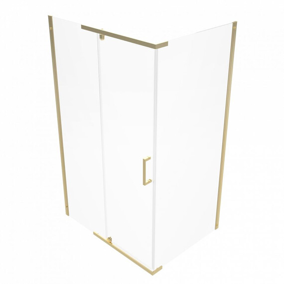 Душевое ограждение Triton Терра 120x90 см Щ0000073934, золото/прозрачное - фото 2