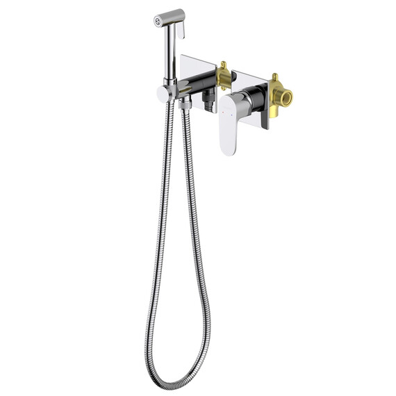 Набор для гигиенического душа Aquatek Оберон AQ1220CR (со скрытой частью) - фото 