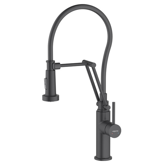 Смеситель для кухни Aquatek Европа AQ1388MB, чёрный матовый, Цвет производителя: чёрный матовый - фото 