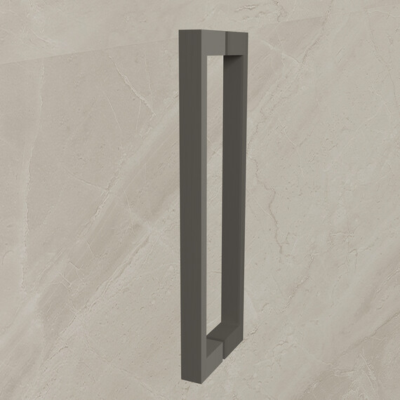 Душевое ограждение Vincea Extenza 100-110x100 см VSR-4EX101110CLGM (стекло 8 мм) вороненая сталь/прозрачное - фото 3