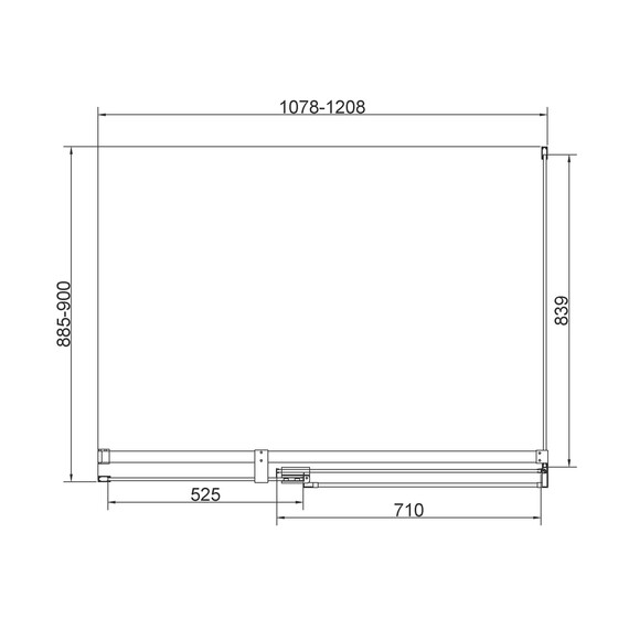 Душевое ограждение Vincea Extenza 110-120x90 см VSR-4EX111290CLG (стекло 8 мм) брашированное золото/прозрачное - фото 4