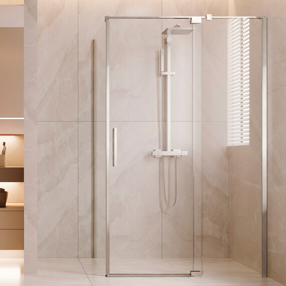 Душевое ограждение Vincea Extenza 90-100x100 см VSR-4EX901010CL (стекло 8 мм) хром/прозрачное - фото 