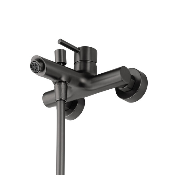 Смесители для ванны Wonzon & Woghand Solo WW-639032-1-BGM, тёмный графит - фото 4
