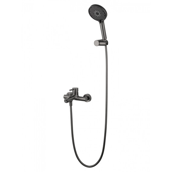 Смесители для ванны Wonzon & Woghand Solo WW-639032-1-BGM, тёмный графит - фото 2