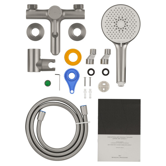 Смесители для ванны Wonzon & Woghand Solo WW-639032-1-BN, брашированный никель - фото 7