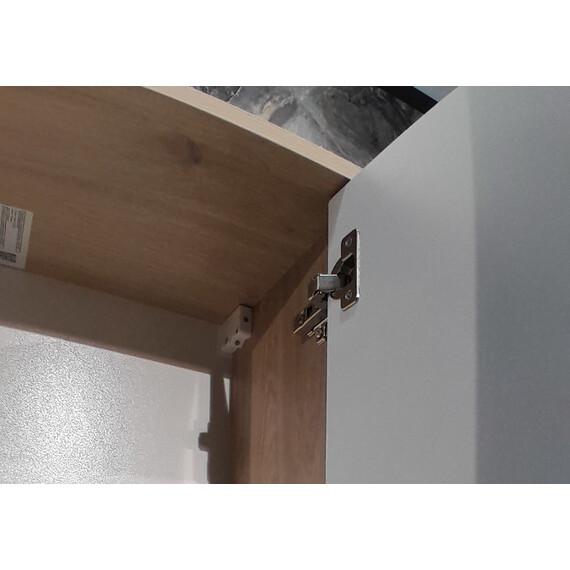 Пенал подвесной Aquatek Либра 35 см AQ60035-DO-MW, универсальный, дуб Давос/белый матовый - фото 4