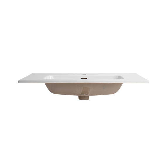 Тумба подвесная с раковиной Aquatek Либра 60 см AQ66060-DO-GS, дуб Давос/шалфей зелёный - фото 8