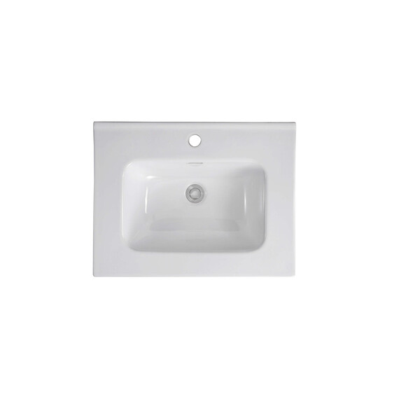 Тумба подвесная с раковиной Aquatek Либра 60 см AQ66060-DO-LG, дуб Давос/серый туман - фото 2