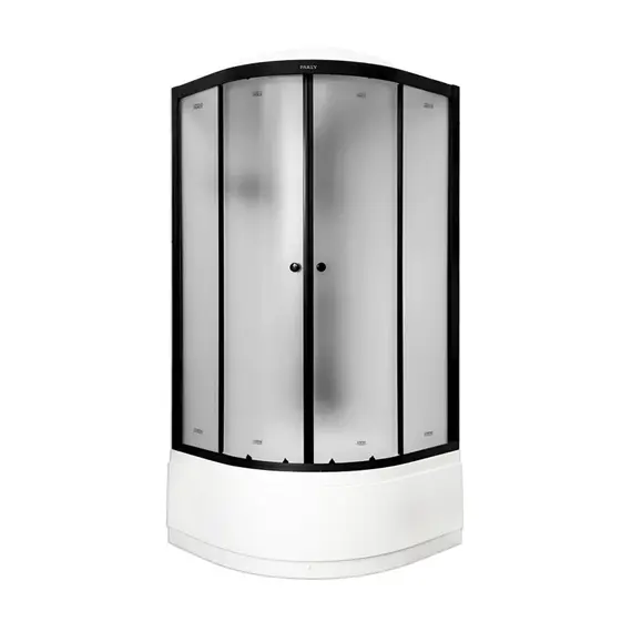 Душевая кабина Parly Bett 90х90 см B921, чёрный/матовое (безсиликоновая сборка) - фото 7