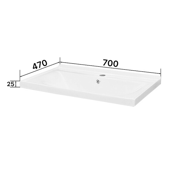 Тумба напольная с раковиной Loranto Оптимум 70 см CS00106209 (раковина Monte NEO 70) - фото 9