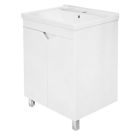 Тумба напольная с раковиной Loranto Оптимум 60 см CS00106210 (раковина Monte NEO 60) - фото 4