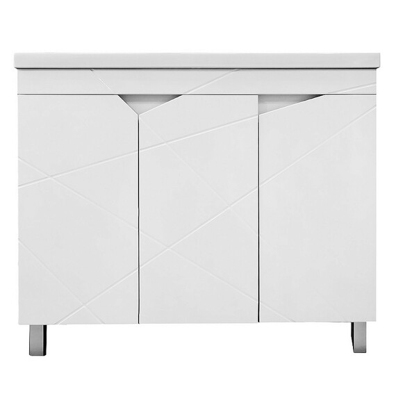 Тумба напольная с раковиной Loranto Оптимум 100 см CS00106211 (раковина Monte NEO 100) - фото 3